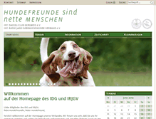 Tablet Screenshot of idg-irjgv.de